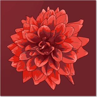 Dahlia Posters and Art